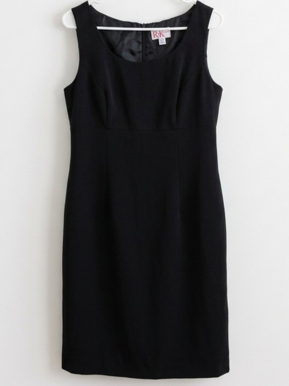 R&K Originals Sleeveless Black Sheath Dress - Size 10